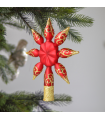 Red Christmas tree star