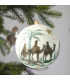 Christmas tree ornament of the Holy Family and the three Kings