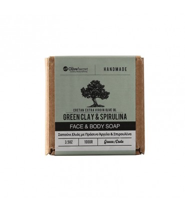 Face and body soap - Greenclay by Olive Secret 100g