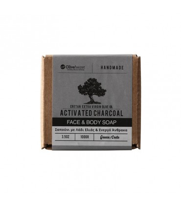 Face and body soap - activated charcoal 100g