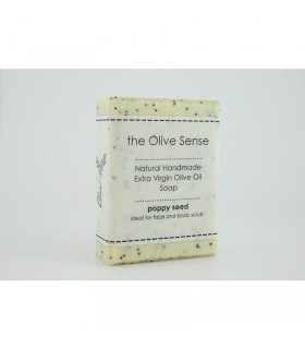 TheOliveSense Handmade Soap - Poppy seed, 50g