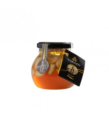 Savidakis "Toplou" honey with almonds, 250g