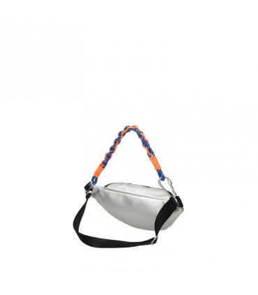Silver Nobo kidney bag with large logo print