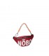 Red Nobo kidney bag with large logo print