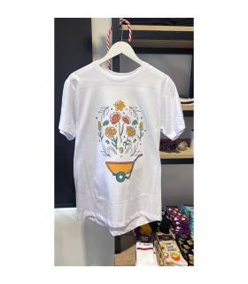 Aspriter T-shirt with garden print M