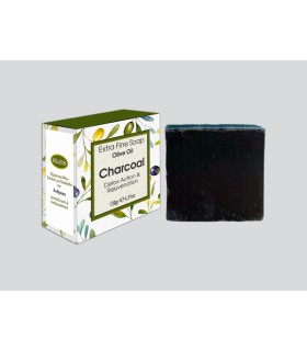 Kalliston - Olive oil soap with charcoal - 130 g