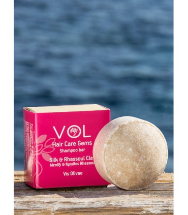 Shampoo bar - Silk&Rhassoul - 55 g - VisOlivae