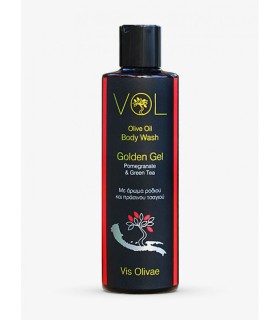 Shower gel - 250 ml - with pomegranate and green tea - VisOlivae