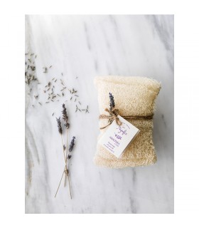 Nymfes Cosmetics Luxury soap "Amalthea in loofah", 80g