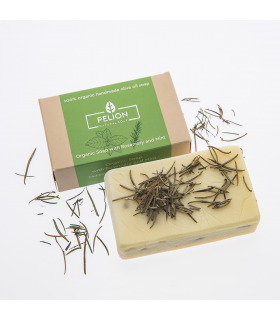 Organic soap with rosemary and mint - 130 g