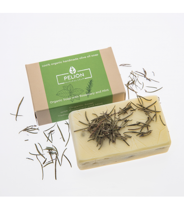 Organic soap with rosemary and mint - 130 g